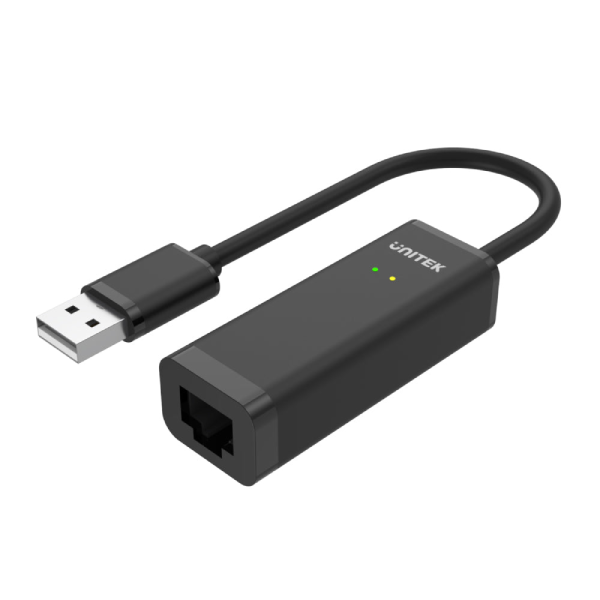 Unitek USB 轉乙太網轉接器 (消光黑) Y-1468【原裝行貨】