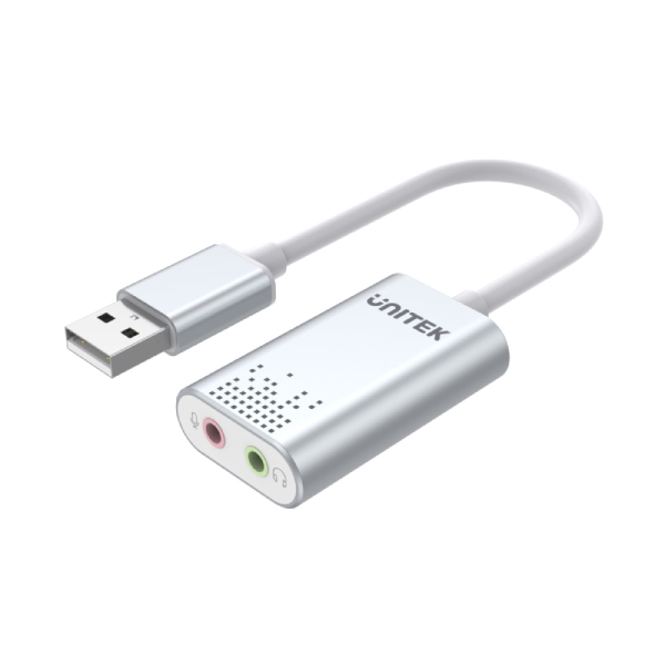 Unitek USB 轉 3.5mm 立體聲音訊轉接器 Y-247A【原裝行貨】