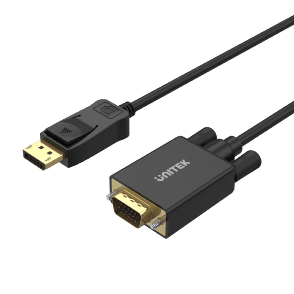 Unitek DisplayPort 轉 VGA 轉接線 Y-5118F【原裝行貨】