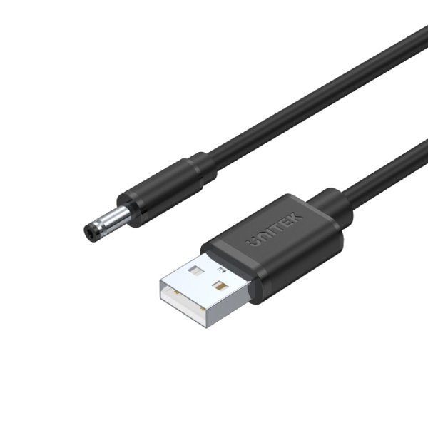 Unitek USB 轉 DC 3.5mm 充電線 Y-C495BK【原裝行貨】