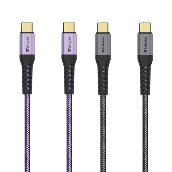 Verbatim Tough Max Type C to Type C 充電傳輸線【香港行貨】