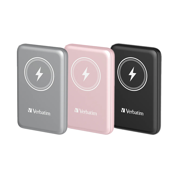 Verbatim 10000mAh Qi 15W PD 20W 磁吸無線流動充電池 (MCP-10) 32245/32248【原裝行貨】