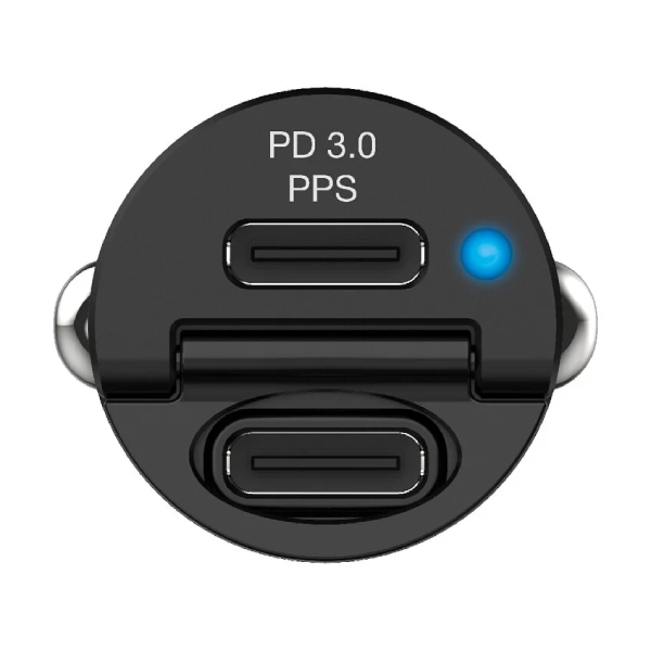 Verbatim 雙端口30W Type C PD & QC 3.0 迷你汽車充電器 (66524)【原裝行貨】