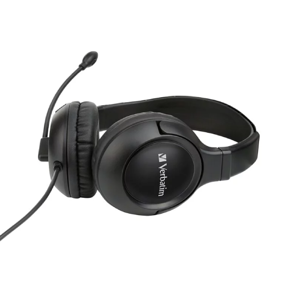 Verbatim 頭戴式降噪多媒體耳機(3.5mm 插孔) (66705)【原裝行貨】