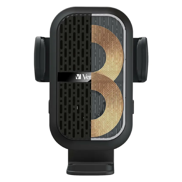 Verbatim 15W 雙線圈車用無線充電器 (內置冷卻風扇) (66896)【原裝行貨】