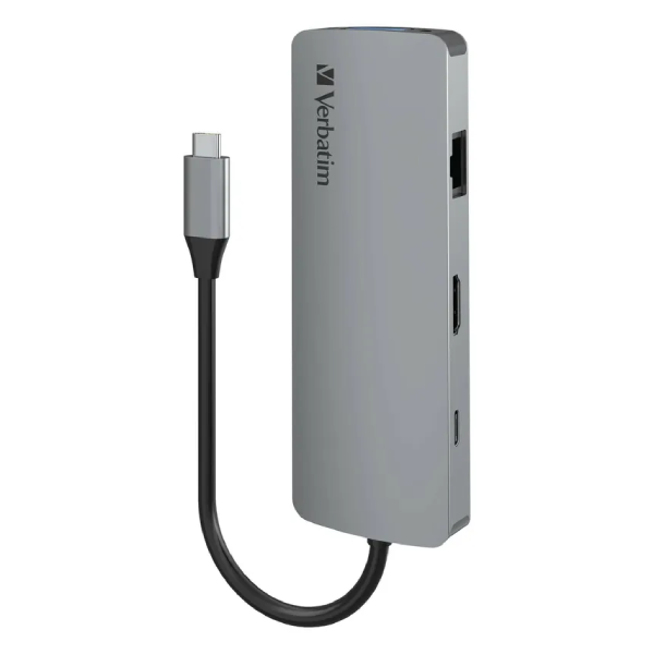 Verbatim 8in1 Type C Hub 擴展器 (66911)【原裝行貨】