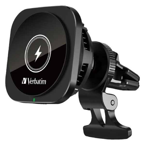 Verbatim 15W 磁吸無線車用充電器 (冰感冷凍技術) (66924)【原裝行貨】