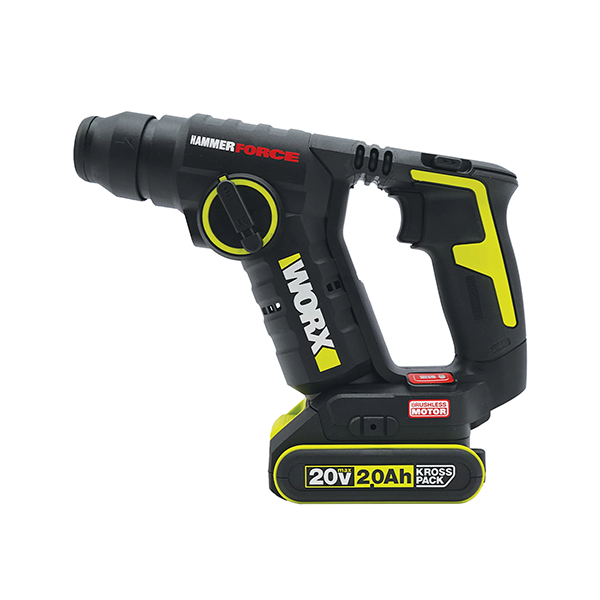 WORX WU380S 18mm鋰電無碳兩用電錘【原裝行貨】