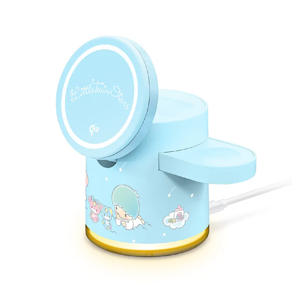 XPower x Sanrio Little Twin Stars GE1 Qi2迷你掌心5合1 MagCharge 15W磁吸無線充電座【原裝行貨】