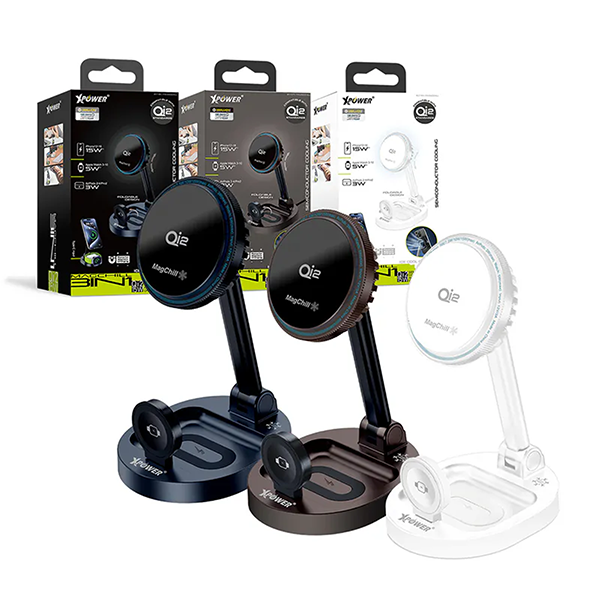 XPower MAGCHILL 3in1 Qi2 15W 半導體制冷MagCharge冰冷磁吸無線充電座【原裝行貨】