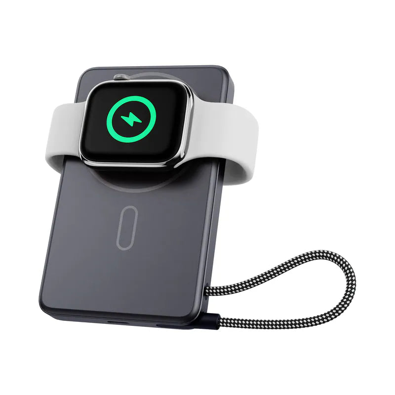 XPower MagNetoPlus Q10 Pro 5A鋁合金10000mAh 45W PD3.0支架及數顯QI2磁吸移動電源內置45W Type-C充電線【原裝行貨】【3C認證】