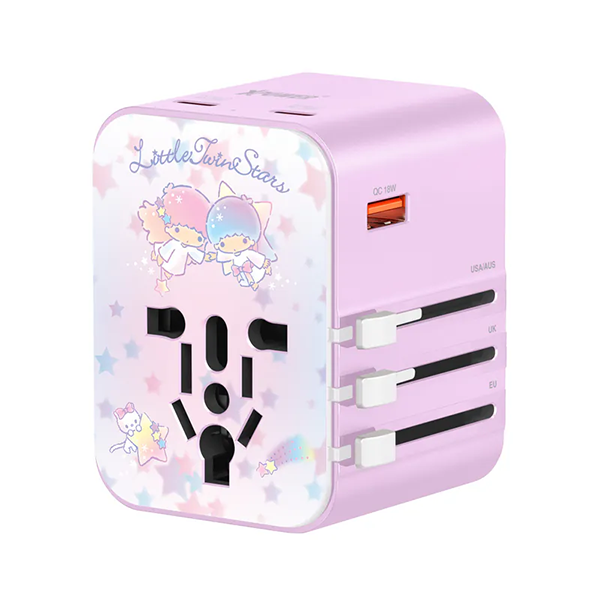 XPower x Sanrio Little Twin Stars TA3B 25W 4輸出 PD3.0/PPS旅行充電器【原裝行貨】