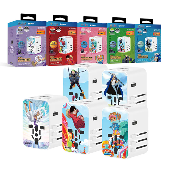 XPower x One Piece TA45B 45W 6輸出 PD3.0/PPS旅行充電器【原裝行貨】