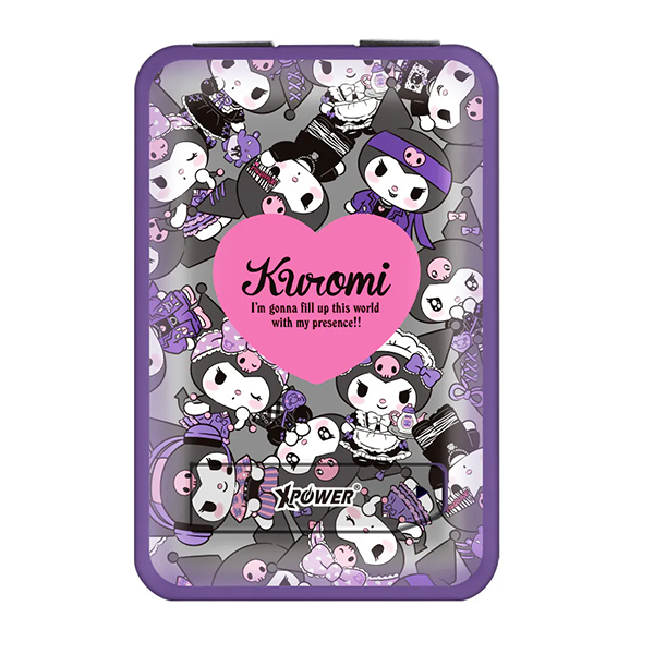 XPower x Sanrio Hello Kitty/Kuromi M10C+ 6合1 10000mAh多功能迷你20W PD3.0+ 磁吸無線快充移動電源【原裝行貨】