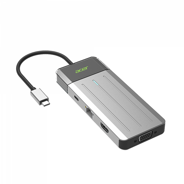 Acer 9 IN 1 USB-C Travel Dock 擴展器 ODK3K0【原裝行貨】