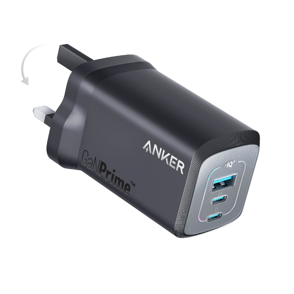 Anker Prime 100W 雙PD 3 Ports GaN Wall Charger 充電器 (A2343)【原裝行貨】