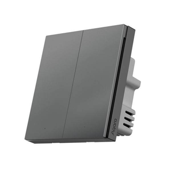 Aqara Smart Wall Switch H1 EU 智能牆壁開關 Gray 單火線/零火線 (單/雙鍵版)【原裝行貨】