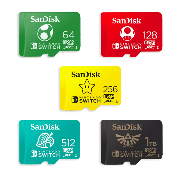 Sandisk MicroSDXC for Switch 128/256/512GB/1TB (For Switch 1代)【原裝行貨】