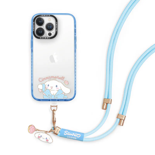 Garmma Sanrio 公仔金屬吊飾扣環長背帶/短手繩