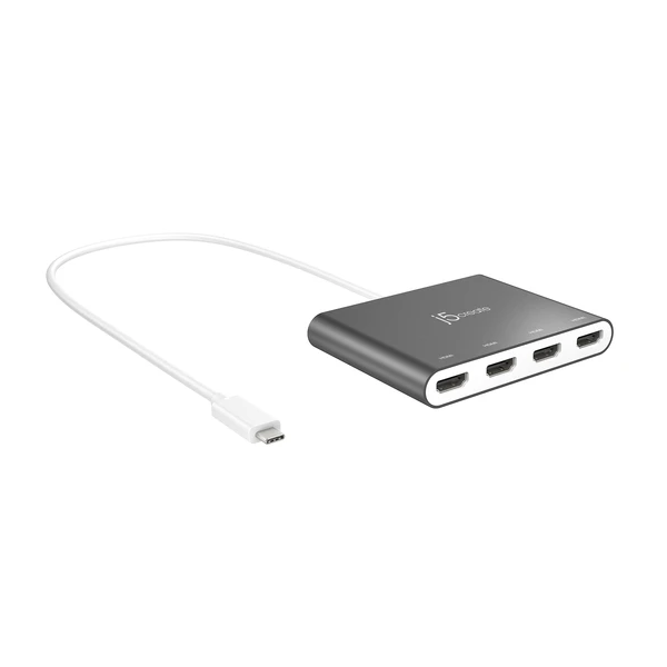 j5create JCA366 ﻿USB-C to 4-Port HDMI 多螢幕外接顯示卡 - Five 1 Store