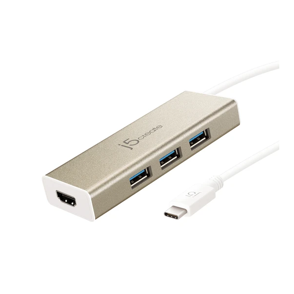 j5create JCH451 USB3.1 Type-C to 4K HDMI 充電傳輸Hub集線器 - Five 1 Store