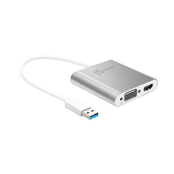 j5create JUA360 USB 3.0 to VGA & HDMI 多螢幕轉接器 - Five 1 Store