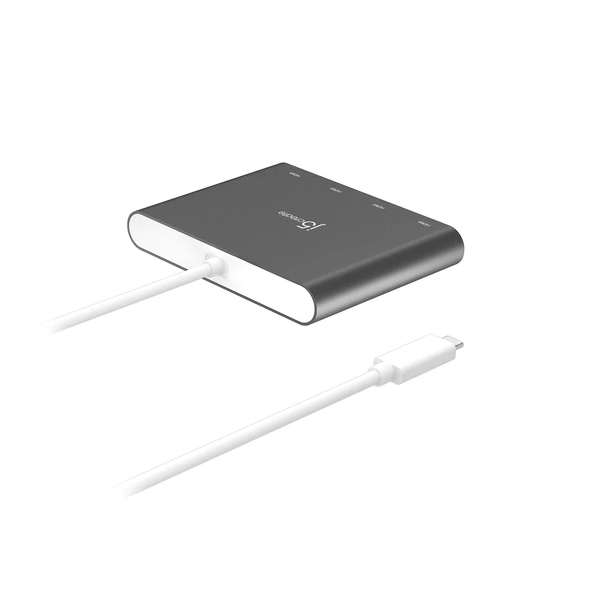 j5create JCA366 USB-C to 4-Port HDMI 多螢幕外接顯示卡 - Five 1 Store