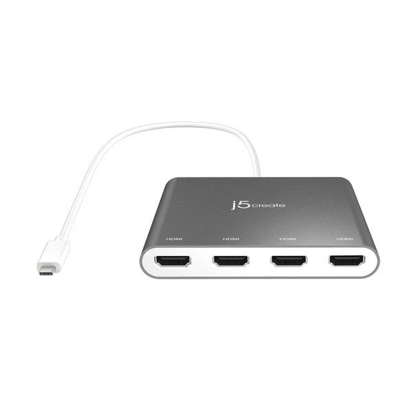 j5create JCA366 USB-C to 4-Port HDMI 多螢幕外接顯示卡 - Five 1 Store