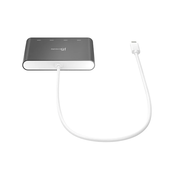 j5create JCA366 USB-C to 4-Port HDMI 多螢幕外接顯示卡 - Five 1 Store