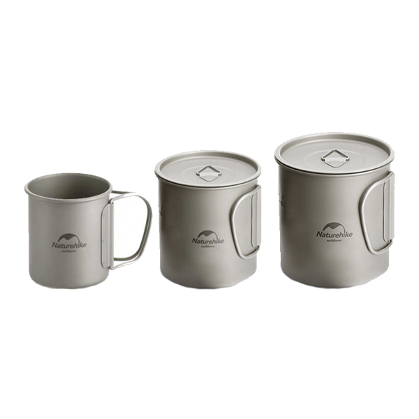 Naturehike 純鈦把手摺疊水杯【香港行貨】 - Five 1 Store