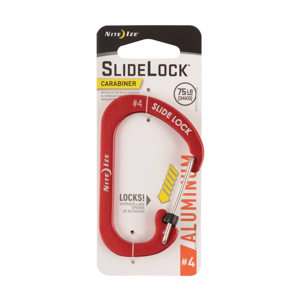Nite Ize SlideLock® Carabiner Aluminum C字帶鎖鋁扣