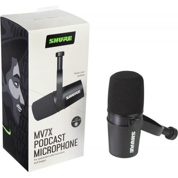 Shure MV7X XLR Podcast Microphone【香港行貨】