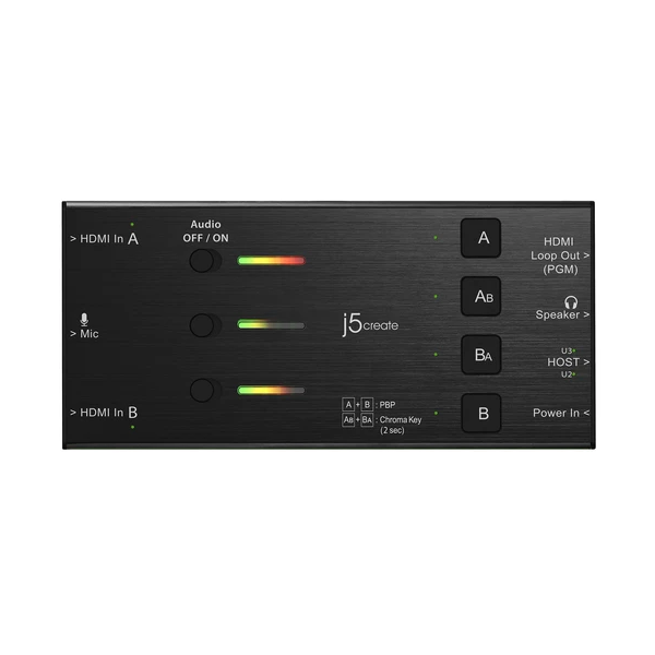 j5create JVA06 EFP-2 雙HDMI™ 多機直播影像擷取器 - Five 1 Store
