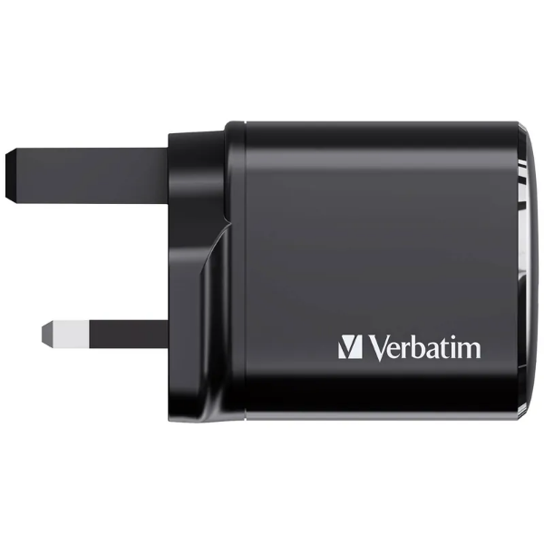 Verbatim 2 Port 67W PD 3.0 GaN 充電器 66882【香港行貨】