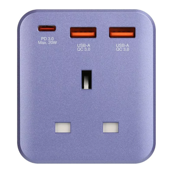 Verbatim 3 Socket PD & QC 3.0 Wall Outlet Extender 擴充萬能插蘇(66887,66849,66850)【香港行貨】