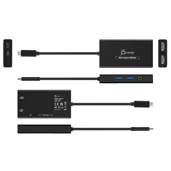 j5create 影像擷取 USB-C 集線器 (DI-JVA01)【香港行貨】