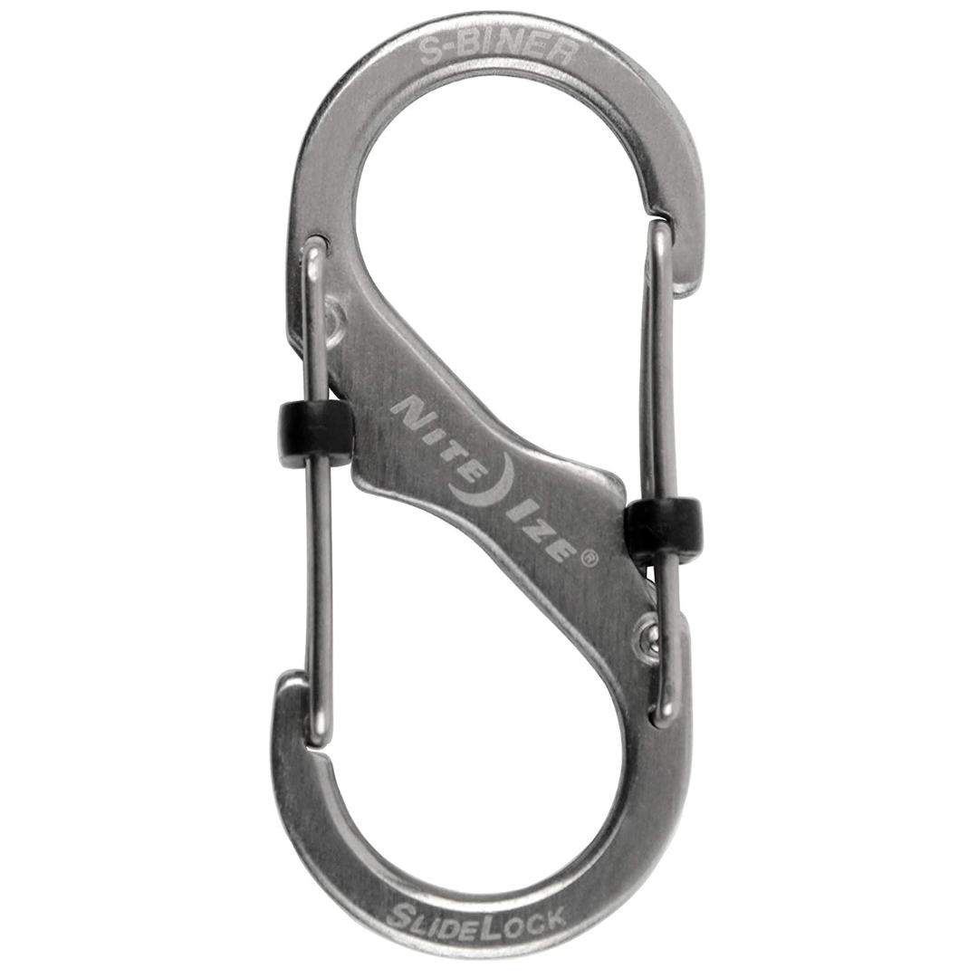 Nite Ize S-Biner SlideLock® Stainless Steel 8字帶鎖不鏽鋼扣