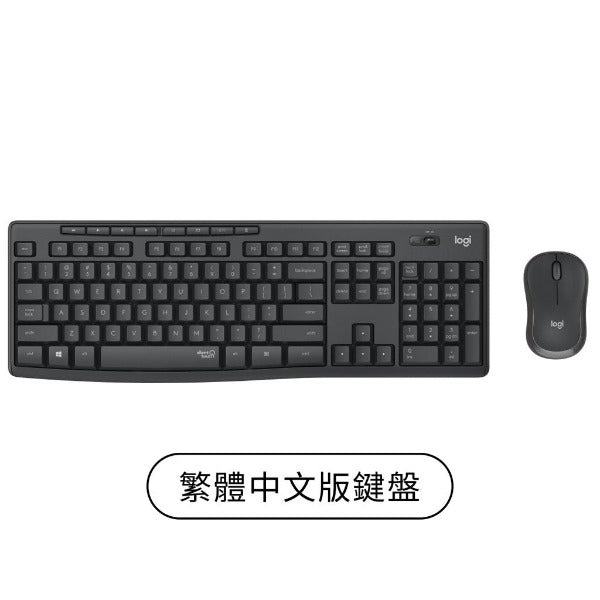 Logitech MK295 無線靜音鍵鼠套裝【香港行貨】