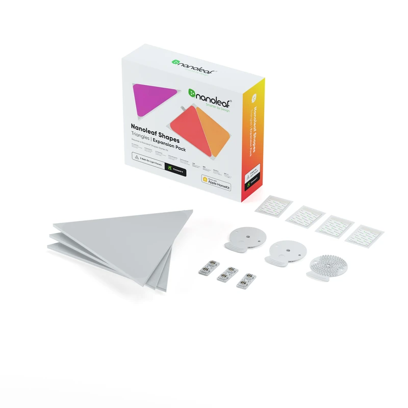 Nanoleaf Shapes Triangle Expansion Pack 智能拼裝照明燈擴充版 - Five 1 Store