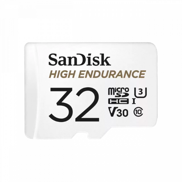 【全港包運】SanDisk High Endurance 100MB/R 40MB/W 高耐寫度 microSD™ 記憶卡 連 Adapter【香港行貨】