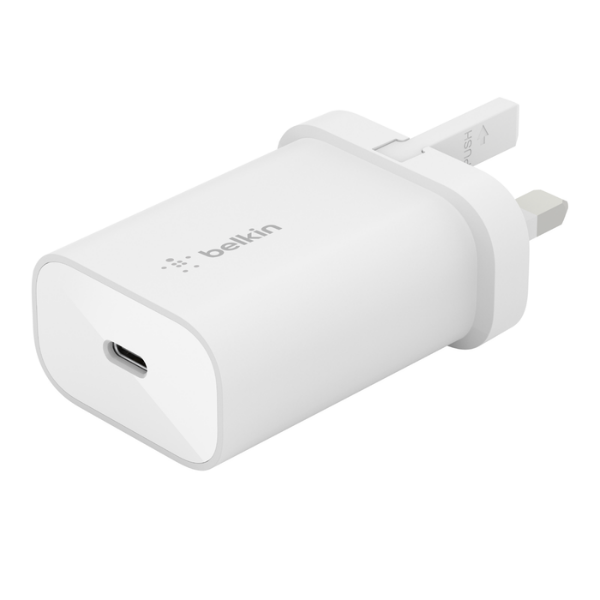 Belkin BOOST↑CHARGE USB-C PD 3.0 PPS 家用式充電器 25W WCA004myWH