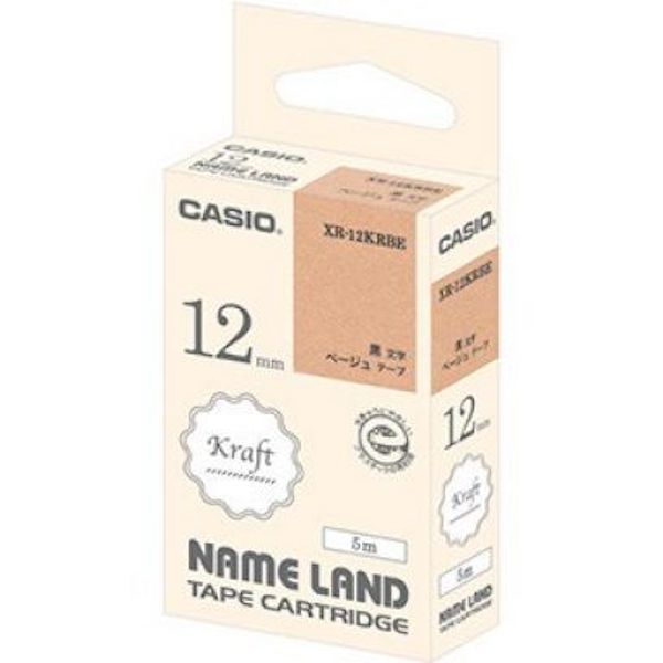 Casio 標簽機色帶(牛皮紙底/膠底)【香港行貨】