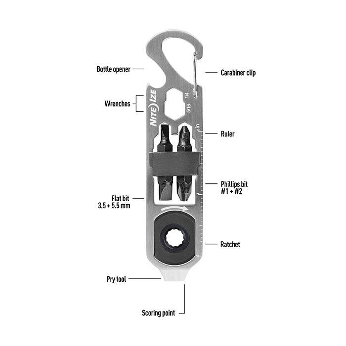 Nite Ize - DoohicKey 棘輪鑰匙工具 - KMTRT-11-R3