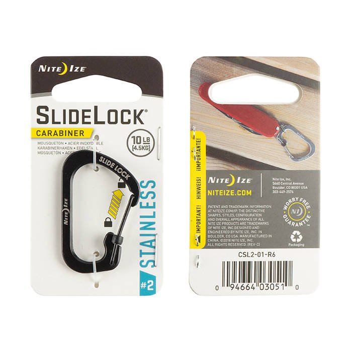 Nite Ize SlideLock® Carabiner Aluminum C字帶鎖鋁扣