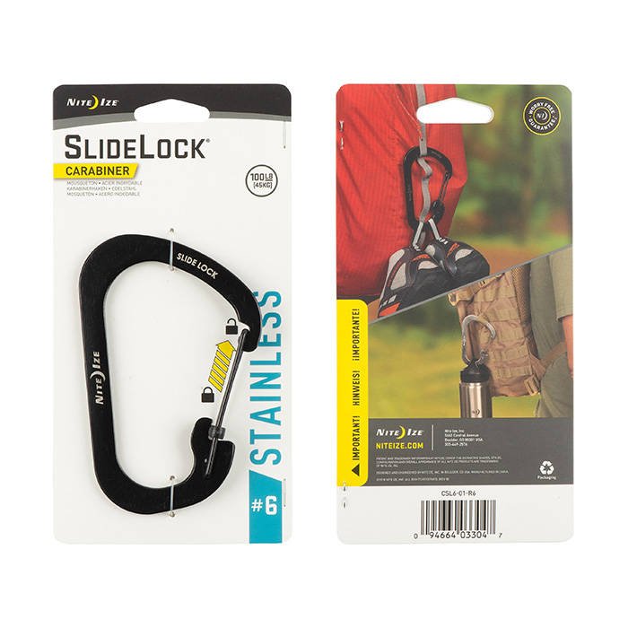 Nite Ize SlideLock® Carabiner Aluminum C字帶鎖鋁扣
