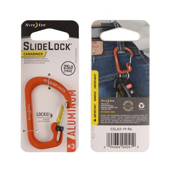 Nite Ize SlideLock® Carabiner Aluminum C字帶鎖鋁扣