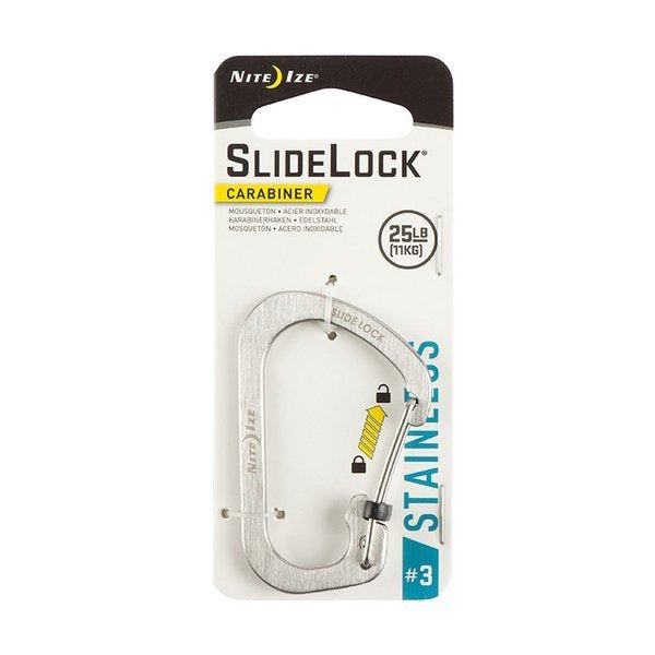 Nite Ize SlideLock® Carabiner Aluminum C字帶鎖鋁扣