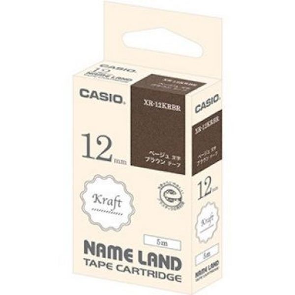 Casio 標簽機色帶(牛皮紙底/膠底)【香港行貨】