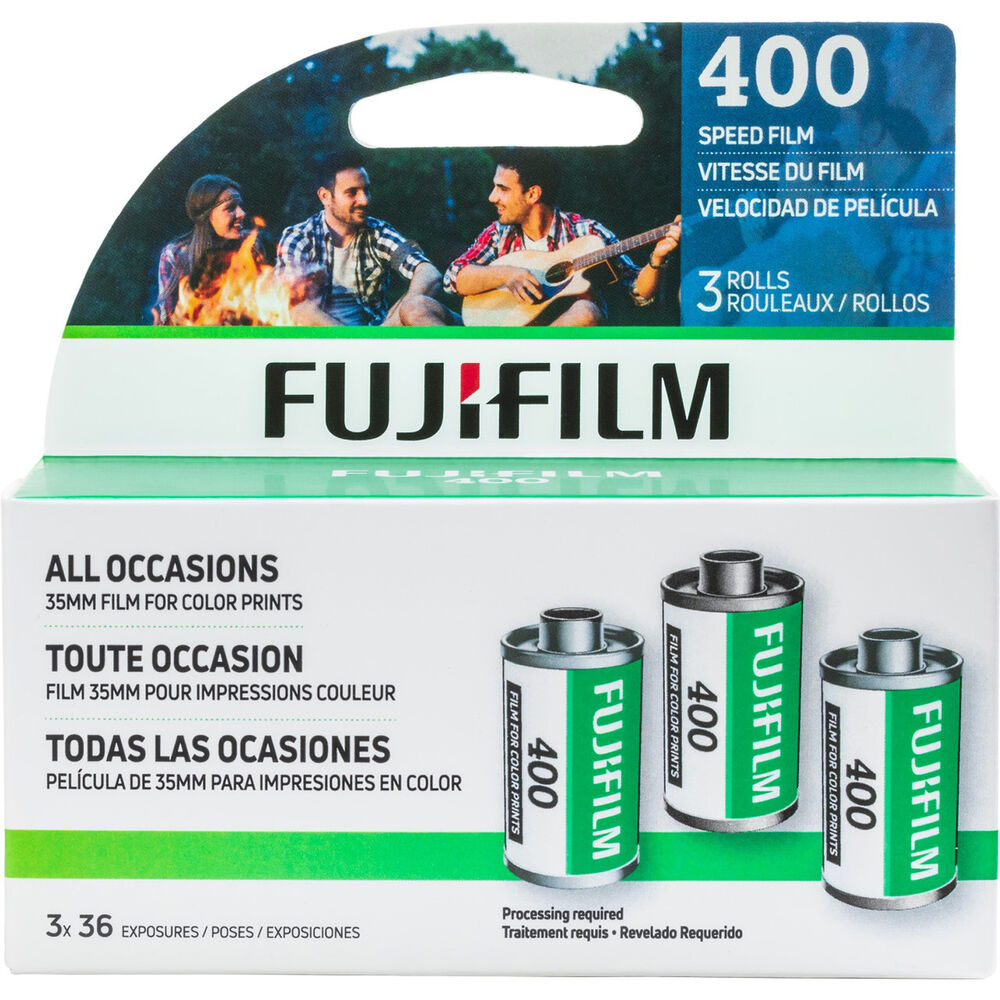 Fujifilm 富士菲林 Fujicolor 200/400 彩色負片菲林 (35mm, 36 Exp)