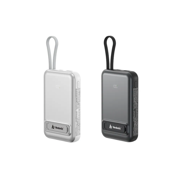 Hedonic MagSafe 15W + PD 20W 10000mAh自帶線支架行動電源【原裝行貨】